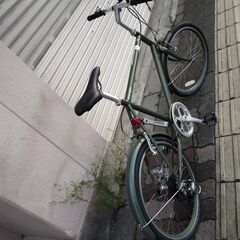 secret code[シークレットコード]SCF206 20吋ミニベロ(小径車) 6speed/マットグリーン