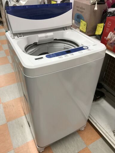 洗濯機 5.0kg ヤマダセレクト YWM-T50G1 2019年製 W(幅)56.5×D(奥行き)53.4×H(高さ)89cm ※クリーニング済み