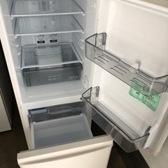 北九州市内配送無料　保証付き　2020年式　三菱電機 MITSUBISHI ELECTRIC MR-P15F-W [冷蔵庫 （146L・右開き） 2ドア マットホワイト]