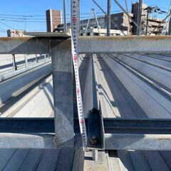 屋外広告塔看板サイン 基礎 店舗事務所 屋上 V屋根 波板