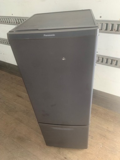 福岡市内配送設置無料　2021年式　パナソニック Panasonic NR-B17DW-T [パーソナル冷蔵庫 168L 右開き 2ドア マットビターブラウン]