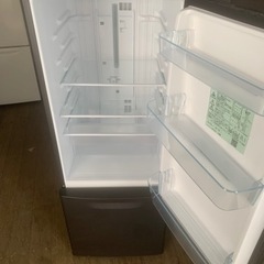 福岡市内配送設置無料　2021年式　パナソニック Panasonic NR-B17DW-T [パーソナル冷蔵庫 168L 右開き 2ドア マットビターブラウン]