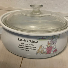 ホーロー鍋　Rabbit’s School