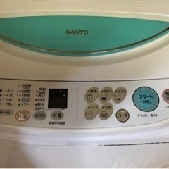 洗濯機 三洋電機 2006年製
