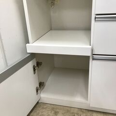 松田家具　キッチンボード　レンジボード　ターキー  MOISS 食器棚 収納キッチン ス モイス加工 おしゃれ 幅117cm 新生活 高級家具 引越し クリーニング済 堺市 石津【ジャングルジャングルサカイ石津店