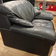 家具 ソファ 本革　シングルソファ