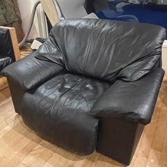 家具 ソファ 本革　シングルソファ