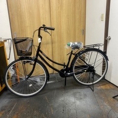 24年モデル　新車　サカイサイクル　26インチ　LEDダイナモライト　ブラック