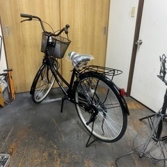 24年モデル　新車　サカイサイクル　26インチ　LEDダイナモライト　ブラック