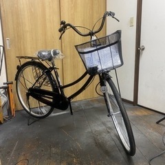 24年モデル　新車　サカイサイクル　26インチ　LEDダイナモライト　ブラック