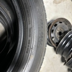 中古タイヤ４本 185/60R15 ８部山