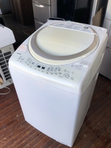 福岡市内配送設置無料　東芝 TOSHIBA AW-8V5(W) [たて型洗濯乾燥機 （8.0kg） マジックドラム グランホワイト]
