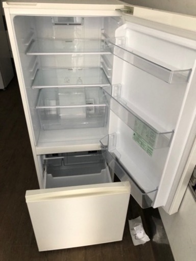 福岡市内配送無料 AQUA アクア AQR-18F(W) [冷蔵庫 (184L・右開き) 2ドア