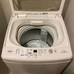 インバーター式洗濯機  AQW-V7M-W 7kg 簡易乾燥(送...