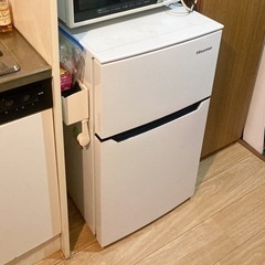 【冷蔵庫】一人暮らしにおすすめ、コンパクトサイズ！