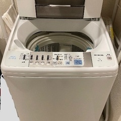 洗濯機　2015年製　日立　白い約束