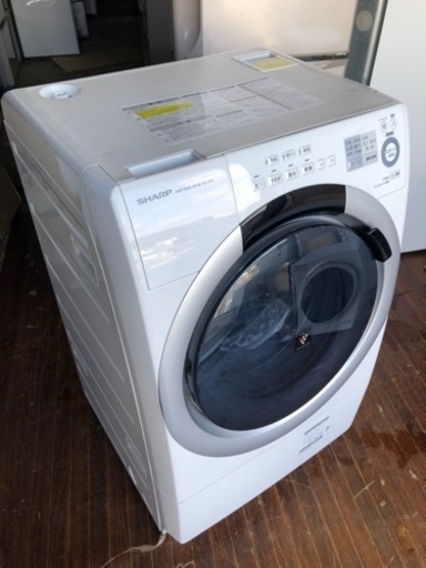 福岡市内配送設置無料　シャープ SHARP ES-S7A-WL [ドラム式プラズマクラスター洗濯乾燥機（7.0kg） 左開き ホワイト系]