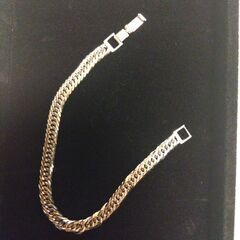 シルバー925喜平12面トリプルブレスレット 15グラム 20センチ 幅6ミリ