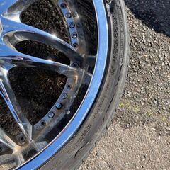 265/35R22 ディアブロ DIABLO ANGEL 22インチ 5H 8.5J +38 4本 ハリアー等