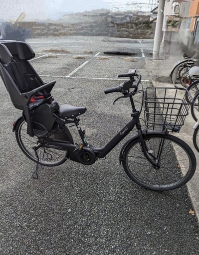 【中古】Panasonic   26型 電動アシスト自転車  ギュット・アニーズ・DX・26 マットブラック 品番：BE-ELAD632