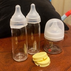 【相談中】哺乳瓶　ガラス　新生児用　三本