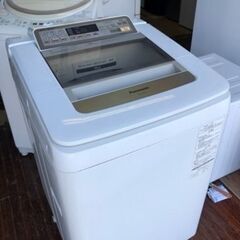 福岡市内配送設置無料　パナソニック Panasonic NA-FA80H2-N [全自動洗濯機（8.0kg） 即効泡洗浄 エコナビ シャンパン]