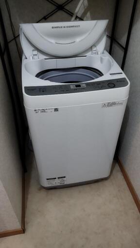SHARP 全自動洗濯機\n\nES-GE6B　2018年製