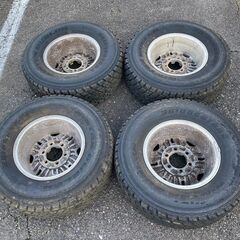 265/70-15 プラドKZJ78W純正アルミホイールラジアルタイヤ7JJ×15(-20) 4本