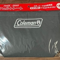 Coleman フェルトトートバック　グレー