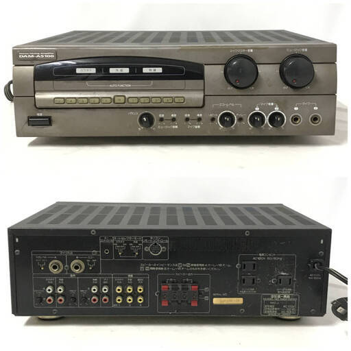 BF9/86　第一興商 DAM-A5100 ミキシングアンプ カラオケ 業務用 動作確認済 難あり 中古品◆