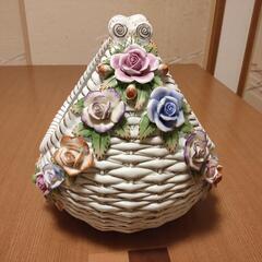LOYAL ARDEN フラワー・フルーツバスケット 陶器製 インテリア