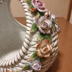 LOYAL ARDEN フラワー・フルーツバスケット 陶器製 インテリア