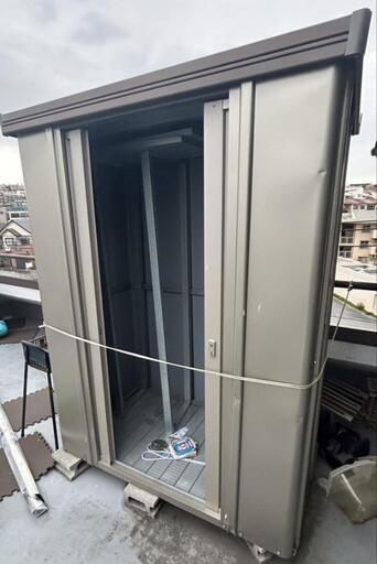 サンキン物置　GA-35 一般地型【配送のみ】●物置 屋外 収納庫 物置 おしゃれ ベランダ収納庫 屋外 スチール物置