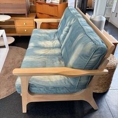 ★お値下げ★WTW ダブルティー TISMO ティズモ ソファ ソファー デニムファブリック アッシュ材 北欧