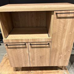 【展示品・未使用品】木製キッチンカウンター キッチン収納 食器棚...