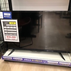 【6ヶ月間の保証付】SHARP 40v型液晶テレビのご紹介！