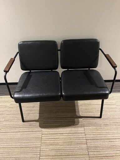 ▼値下げ▼【展示品・未使用品】 2人掛けソファ ダイニングソファ インダストリアル調 ヴィンテージ調自社配送時代引き可※現金、クレジット、スマホ決済対応※