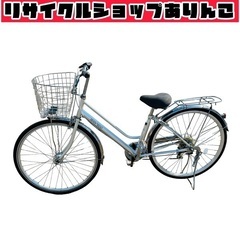 27インチ パンクレスタイヤ！ 自転車 ママチャリ K03045