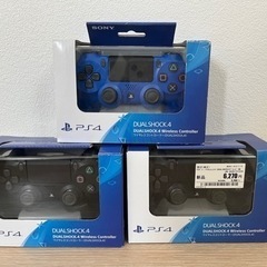 ps4コントローラー　　ジャンク品3個