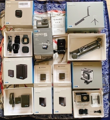 GoPro HERO5 純正備品一式　約10万円分