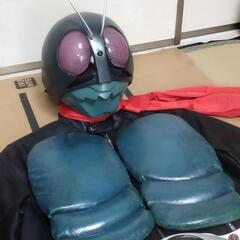 中古品 保管品 仮面ライダー 旧1号 コスチューム 一式