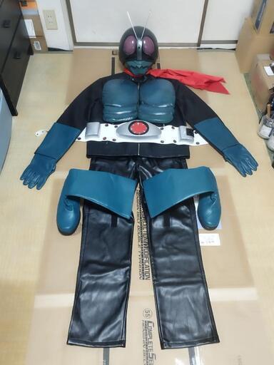中古品 保管品 仮面ライダー 旧1号 コスチューム 一式