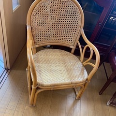 竹細工　竹で出来た椅子　※急募　※実物写真追加してます