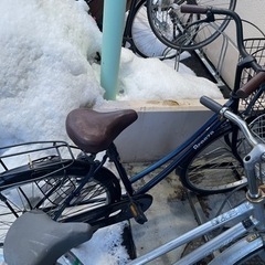 自転車（青い方)