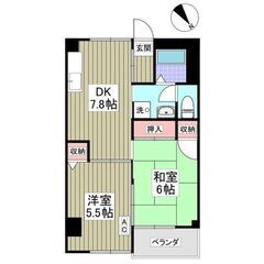 💙フリーレント1ヶ月！敷礼０！《2DK》横浜市♦青葉台駅徒歩9分...