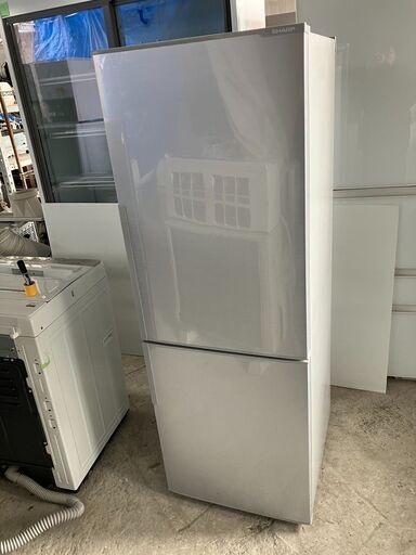 シャープ 冷凍冷蔵庫 2ドア 271L SJ-C27E-S