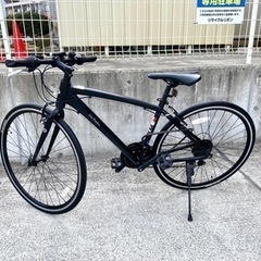 ハヤサカオリジナル クロスバイク ルーチェ 21段変速 中古 マットブラック 自転車 クロスバイク