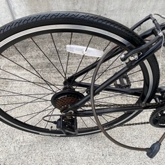 ハヤサカオリジナル クロスバイク ルーチェ 21段変速 中古 マットブラック 自転車 クロスバイク