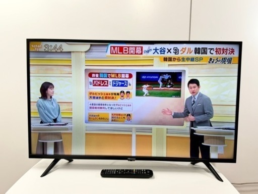 激安‼️19年製HISENSE 40インチ液晶TV 40H30E⭐️N1037