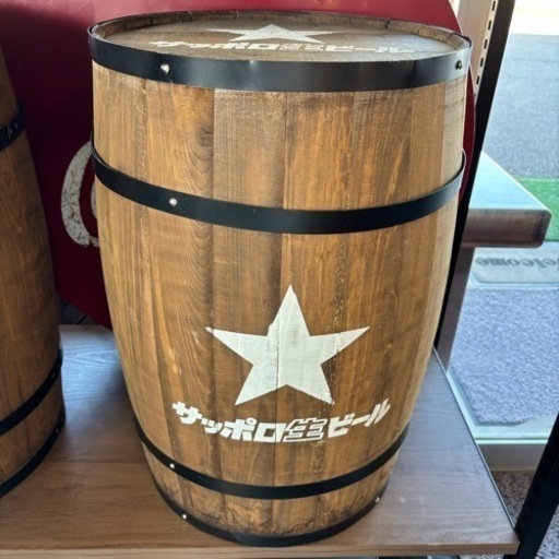 【在庫1】 木樽 樽 サッポロ生ビール レトロ レア テーブル インテリア